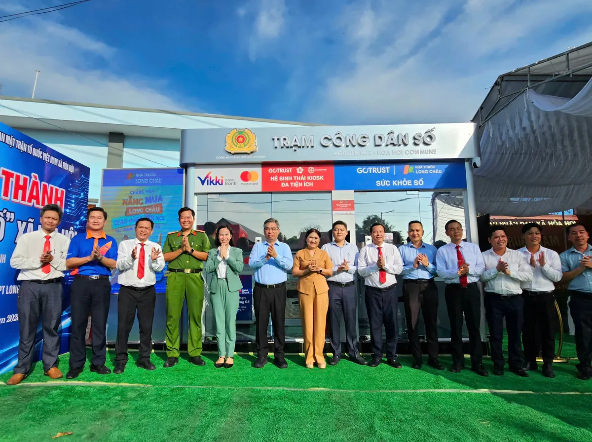 Khánh thành Trạm Công Dân Số xã Hòa Hội